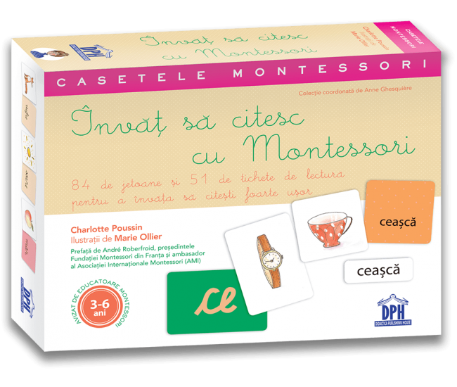 Casetele Montessori - Invat sa citesc cu Montessori