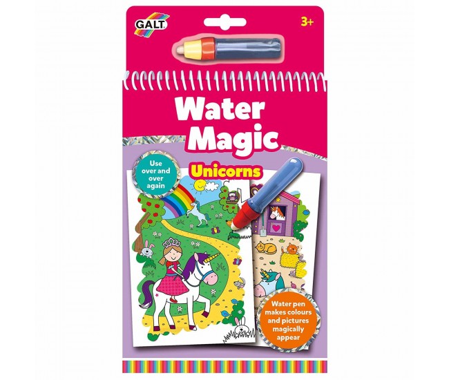 Water Magic: Carte de colorat Unicorni