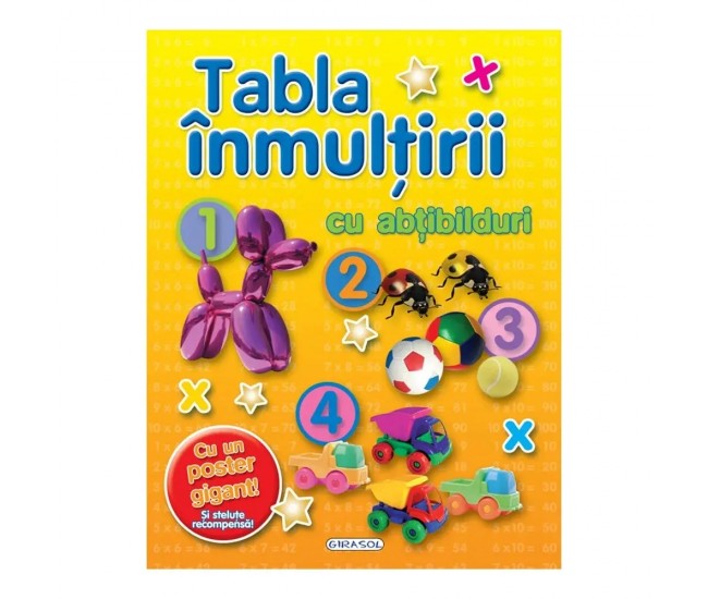 Tabla inmultirii cu abtibilduri