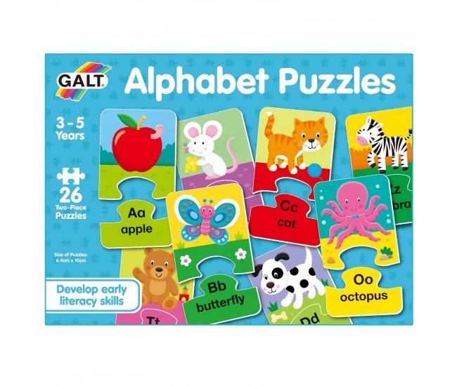 Set 26 de puzzle-uri Alfabet (2 piese)