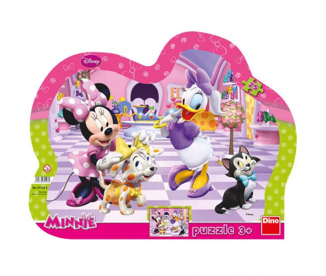 Puzzle cu rama - Minnie si Daisy (25 piese)