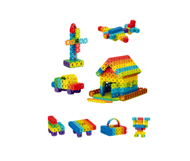 Set de constructie STEAM - Micutul matematician (200 piese)