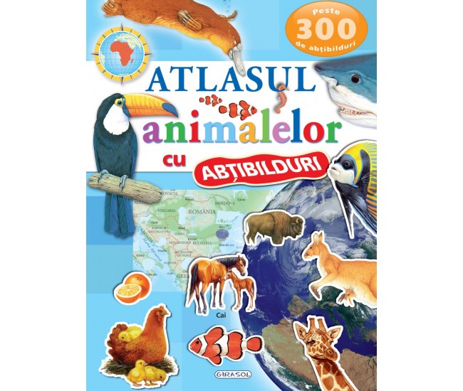 Atlasul animalelor cu abtibilduri