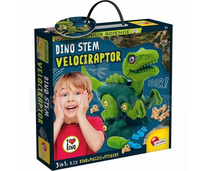 Experimentele micului geniu - Set STEM Velociraptor