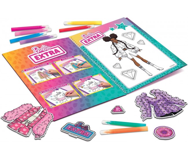 Carte de colorat cu activitati Barbie  - Stilul tau