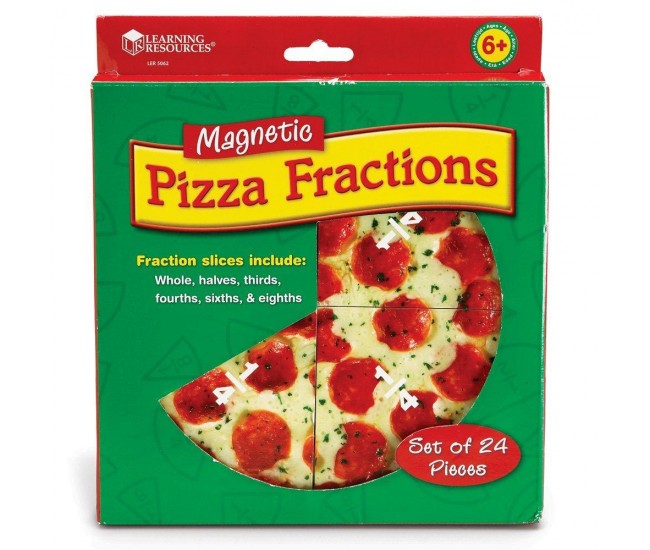 Pizza fractiilor cu magneti