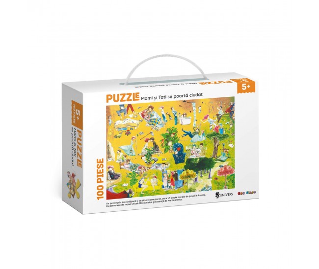 Puzzle - Mami si tati se poarta ciudat (100 piese)