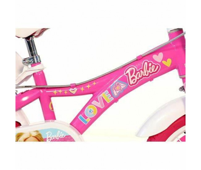 Bicicleta copii 14 - Barbie roz