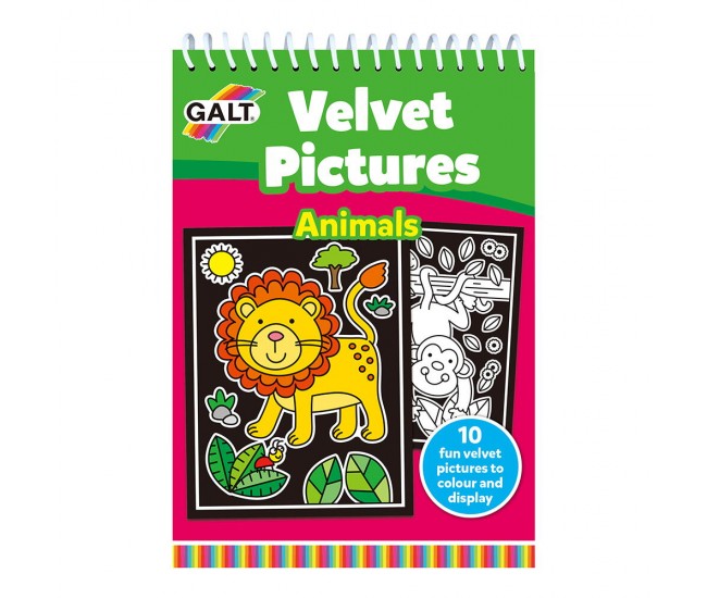 Planse din catifea pentru colorat - Animalute