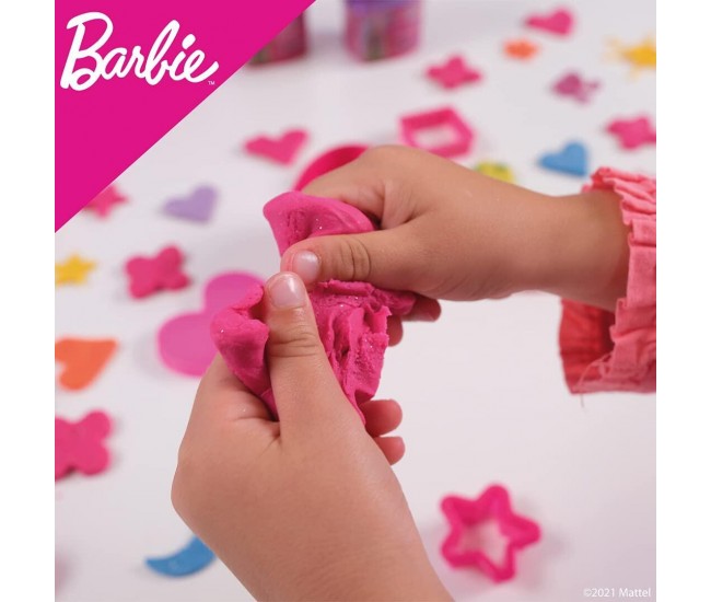 Plastilina cu sclipici - Barbie