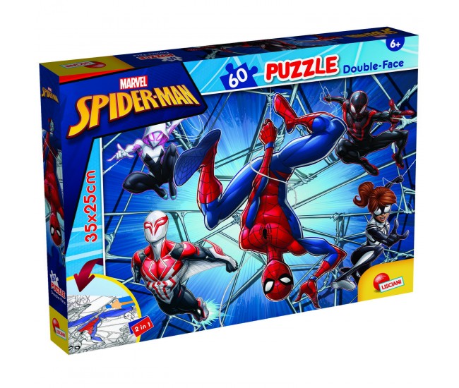 Puzzle de colorat - Spiderman (60 de piese)