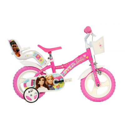 Bicicleta copii 12 - Barbie roz