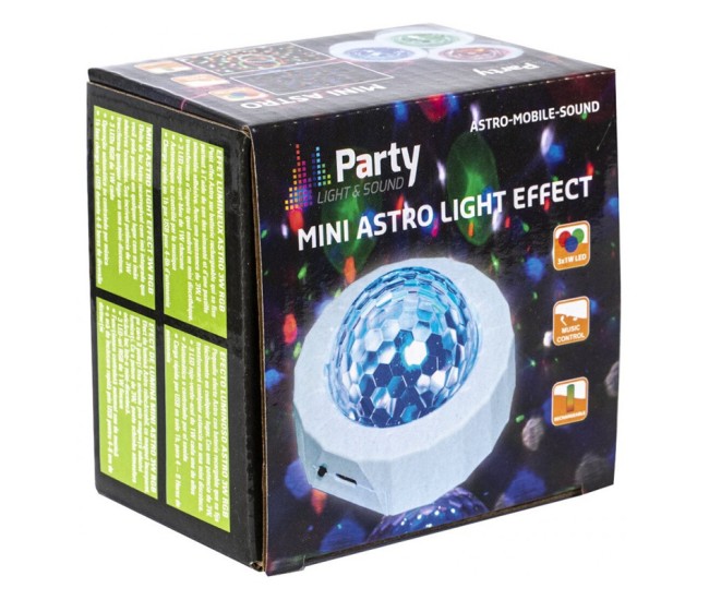 Mini astro efect rgb 3x1w