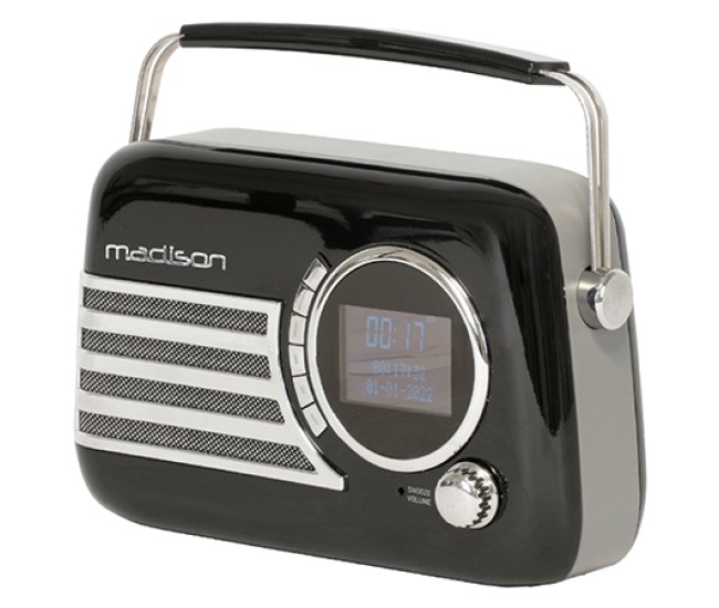 Radio fm/dab portabil vintage 40w cu functie bluetooth/aux