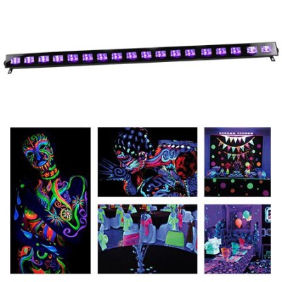 Led bar uv 18 x 3w