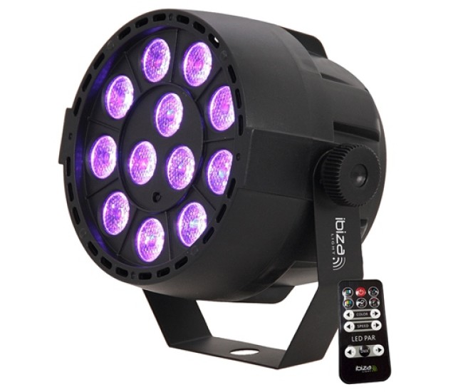 Mini par led rgb dmx 12x3w