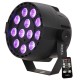 Mini par led rgb dmx 12x3w