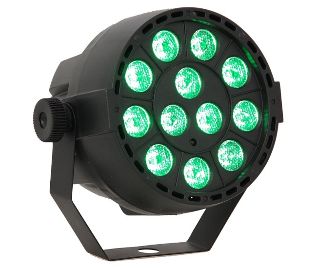 Mini par led rgb dmx 12x3w