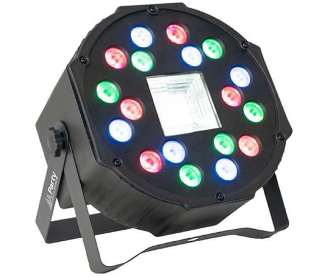 Par led cu stroboscop 18 led x 0.75w