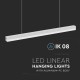 Corp iluminat led liniar 120cm 40w 4000k alb neutru - alb