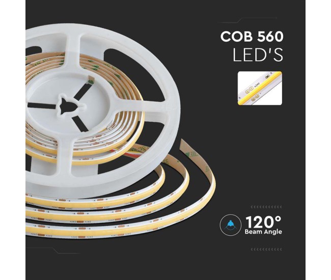 Banda led cob 18w/m 24v 3in1 ip20 5m