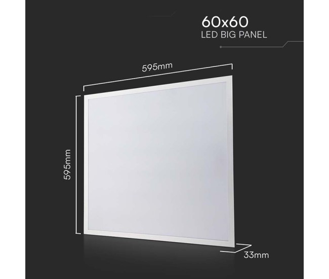 Panou led 36w 120lm/w 60x60cm 3000k alb cald