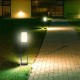 Lampa iluminat gradina 10w ip65 6400k alb rece - negru