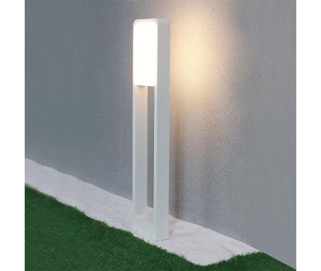 Lampa iluminat gradina 10w ip65 6400k alb rece - alb