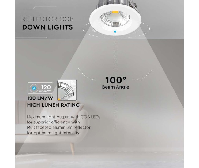 Spot led cob incorporabil 30w 4500k alb neutru