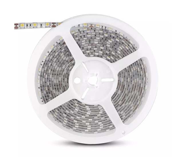 Banda led smd5050 60led/m 6400k ip65 5m