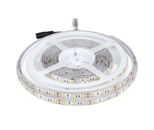 Banda led smd5050 60led/m 3000k ip65 5m