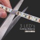 Banda led smd2835 24v 6400k ip20 5m