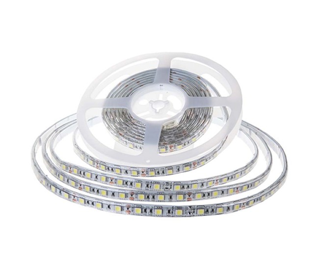 Banda led smd2835 120led/m 24v 4000k ip65 10m