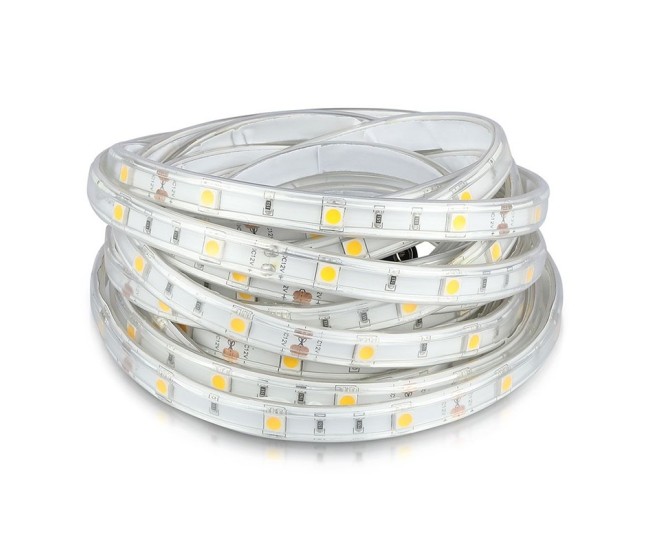 Banda led smd5050 30led/m 3000k ip65 5m