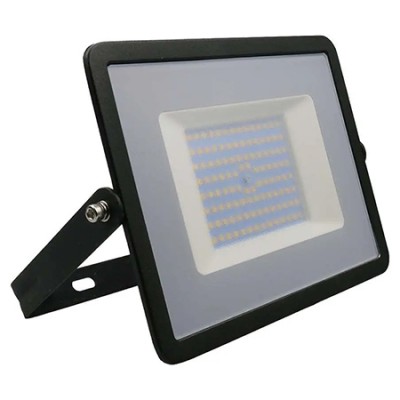 Reflector led smd 100w 6500k ip65 - negru