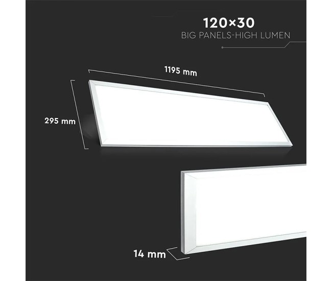 Panou led 29w 120cm x 30cm 4500k alb neutru