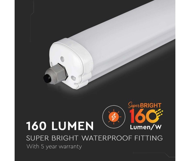 Corp iluminat led 150cm 32w 160lm/w 4000k ip65 cip samsung