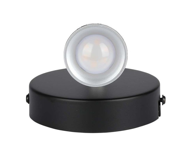 Lampa led montaj perete 4.5w 4000k alb neutru - negru