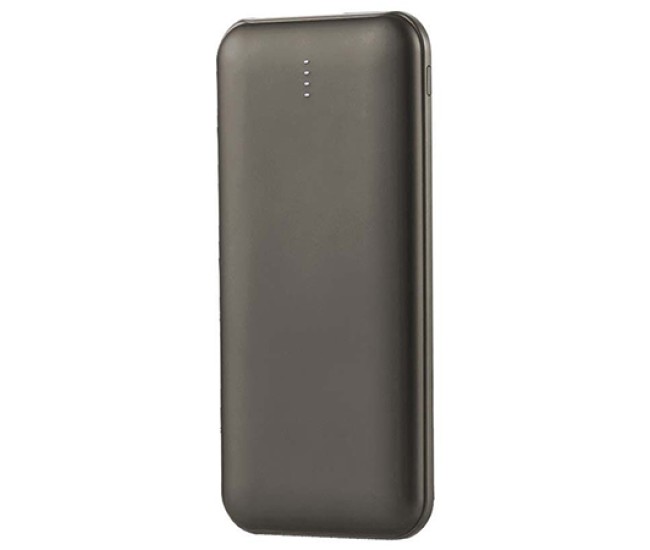 Power bank 10000mah cu cablu 30cm tip c  -  gri antracit