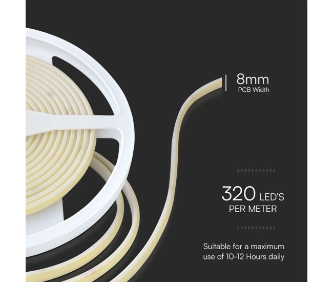 Banda led cob 24v 3000k ip67