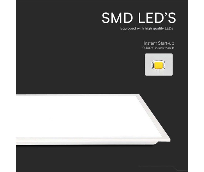 Panou led 40w 120cm x 30cm 6500k alb rece