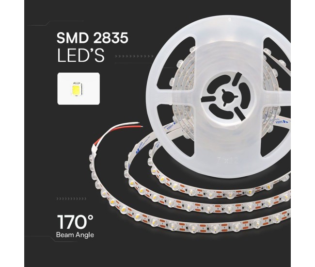 Banda led sm2835 24v 16.5w/m 4000k ip20 5m