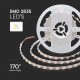 Banda led sm2835 24v 16.5w/m 4000k ip20 5m