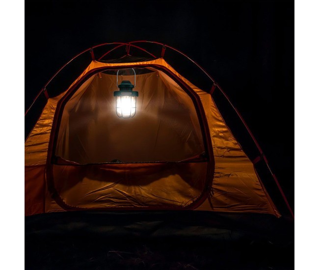 Lampa camping 3w + 5w efect flacara cu incarcare usb tip c