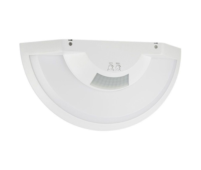 Lampa perete led 10w ip54 senzor de miscare 3in1 - alb