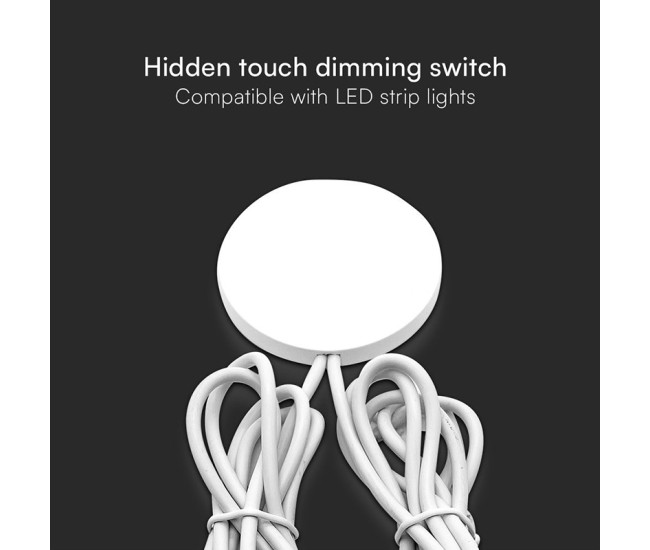 Senzor smart touch dimabil pentru banda led - alb