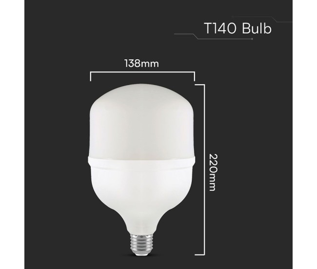 Bec led t140 e27/e40 50w 4000k alb neutru