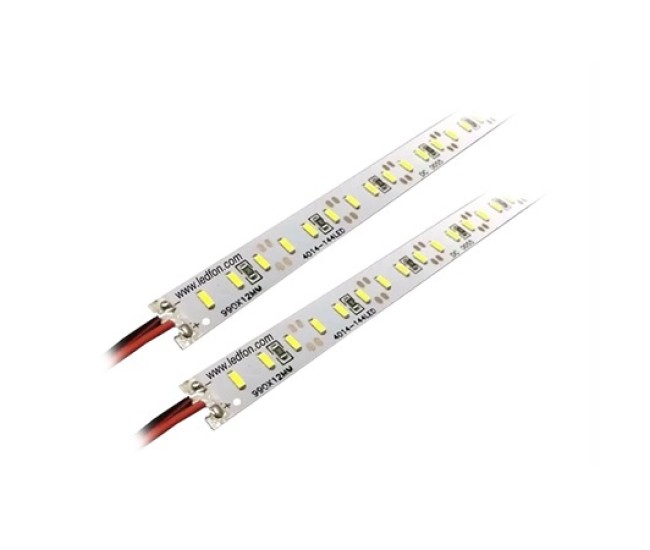 Bara led smd4014 1m 18w 12v 3000k 10 bucati/set