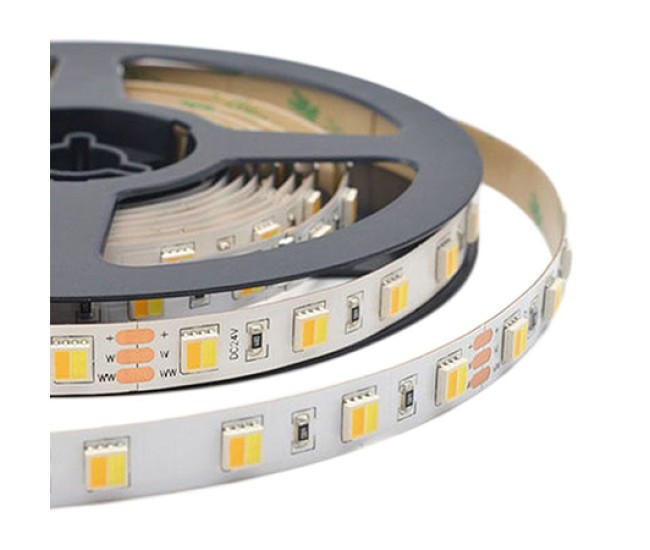 Banda led 24v smd5050 120led/m 3in1 ip20 5m