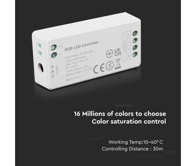 Controller banda led wi-fi monocolor